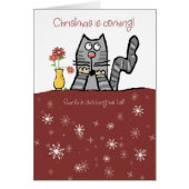 Kerstkat Niet op de Kerstman's Leuke Lijst (Voorkant)