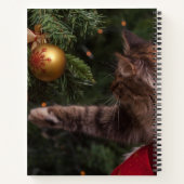 kerstkat notitieboek (Achterkant)