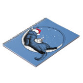 kerstkat notitieboek (Linkerzijde)