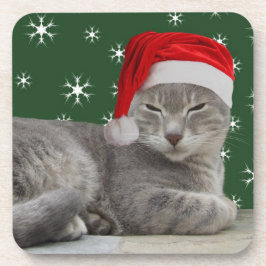 kerstkat-Onderzetters Onderzetter