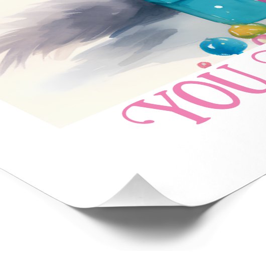 kerstkat perfect poster (Hoek)