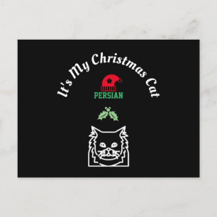 Kerstkat - Perzisch Briefkaart