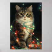 kerstkat poster (Voorkant)