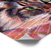 kerstkat-Poster Poster (Hoek)