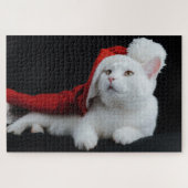 kerstkat Puzzle Legpuzzel (Horizontaal)