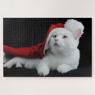kerstkat Puzzle Legpuzzel