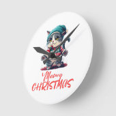 Kerstkat ronde klok (Hoek)