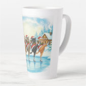 Kerstkat Schaatsers, Latte Mok (Rechterhoek)