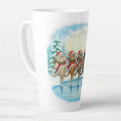 Kerstkat Schaatsers, Latte Mok (Linkerhoek)