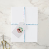 Kerstkat Slaap Vakantie Ontwerp Cadeaulabel (Met Touw)