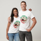 Kerstkat Slaap Vakantie Ontwerp T-shirt (Unisex)