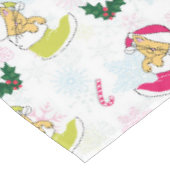 Kerstkat slaapt tafelkleed (Gekanteld)