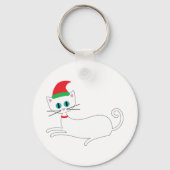 kerstkat sleutelhanger (Voorkant)
