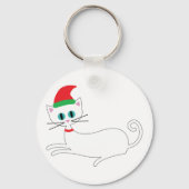 kerstkat sleutelhanger (Achterkant)