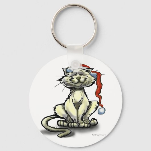kerstkat sleutelhanger (Voorkant)