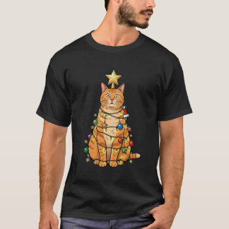 Kerstkat Stapels T-shirt - Grappige Kerstkatten