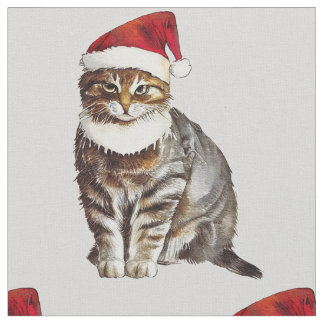 kerstkat stof