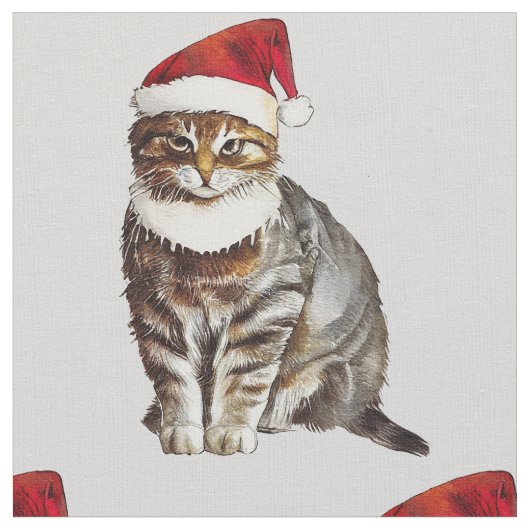 kerstkat stof (Close Up)