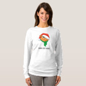 kerstkat t-shirt (Voorkant volledig)