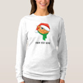kerstkat t-shirt (Voorkant)