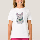 kerstkat t-shirt (Voorkant)