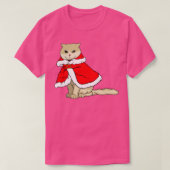 kerstkat t-shirt (Design voorkant)