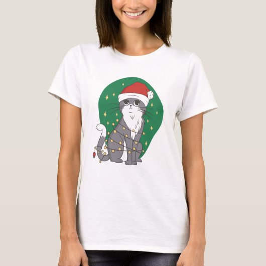 kerstKat T-shirt (Voorkant)