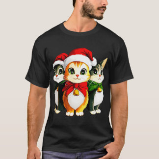 Kerstkat T-shirt