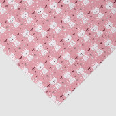 kerstkat tissuepapier (Detail)