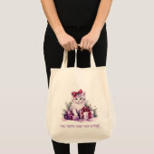 kerstkat tote bag (Voorkant (product))