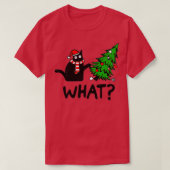kerstkat wat t-shirt (Design voorkant)