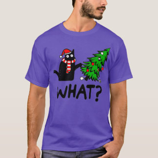 kerstkat wat t-shirt