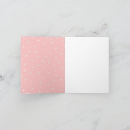 kerstkat Wenskaart (Binnen)