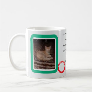 Kerstkat Whimsical Kerst Klassieke Mok, 11 oz Koffiemok