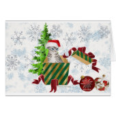 Kerstkatgroeten  (Voorkant Horizontaal)