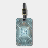 Kerstkathedraal Bagagelabel (Voorkant verticaal)