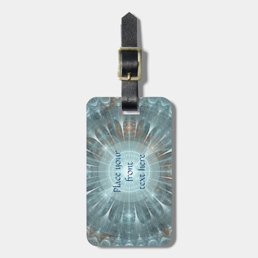 Kerstkathedraal Bagagelabel (Voorkant verticaal)