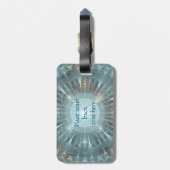 Kerstkathedraal Bagagelabel (Achterkant verticaal)