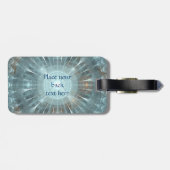 Kerstkathedraal Bagagelabel (Achterkant horizontaal)