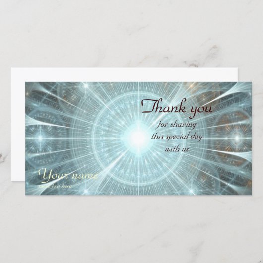 Kerstkathedraal Bedankkaart (Voorkant / Achterkant)