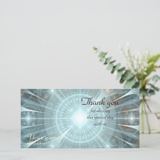 Kerstkathedraal Bedankkaart (Staand voorkant)