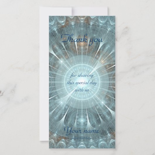 Kerstkathedraal Bedankkaart (Voorkant)