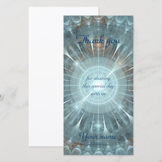 Kerstkathedraal Bedankkaart (Voorkant / Achterkant)