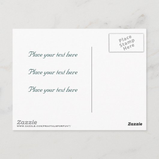 Kerstkathedraal Briefkaart (Achterkant)