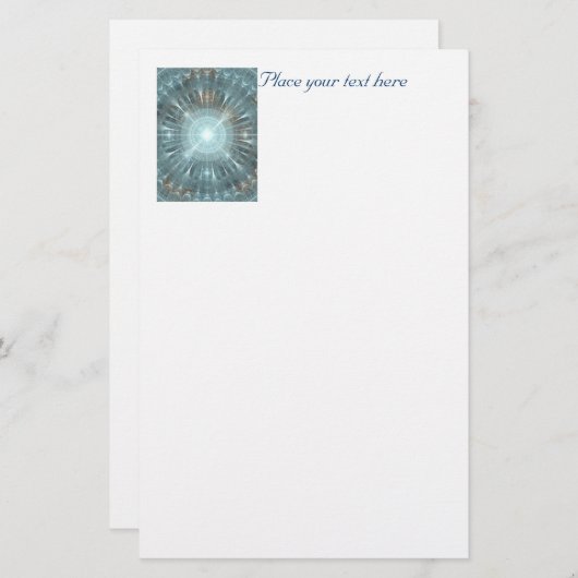 Kerstkathedraal Briefpapier (Voorkant / Achterkant)