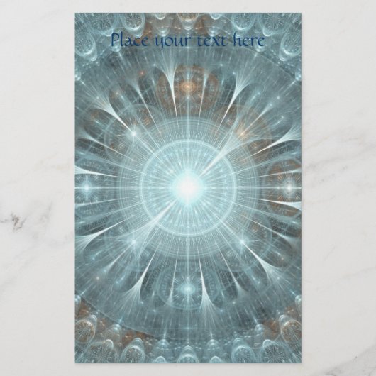 Kerstkathedraal Briefpapier (Voorkant)