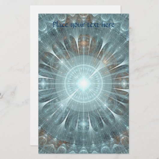 Kerstkathedraal Briefpapier (Voorkant / Achterkant)