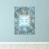 Kerstkathedraal Canvas Afdruk (Insitu (Houten vloer))