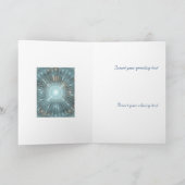 Kerstkathedraal Feestdagen Kaart (Binnen)