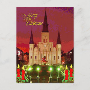 kerstkathedraal feestdagenkaart